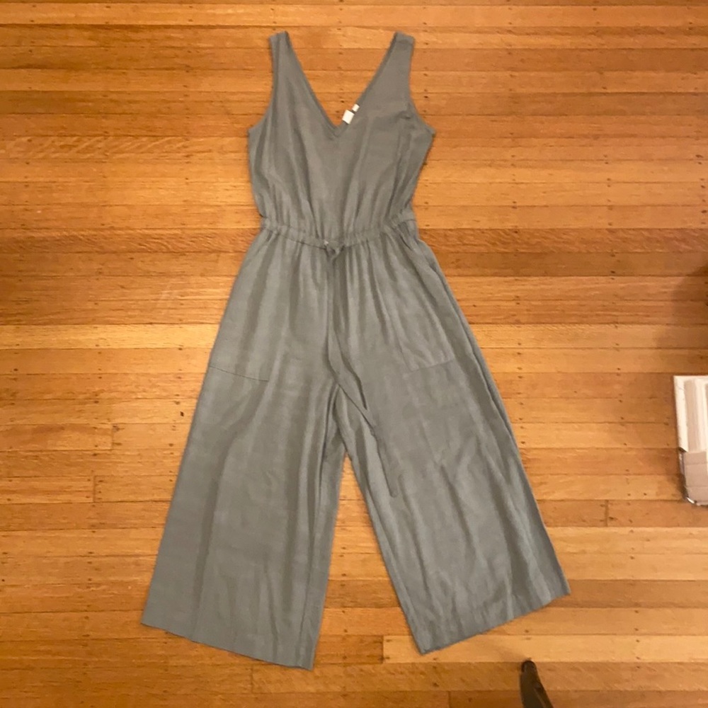 Sage green gap romper